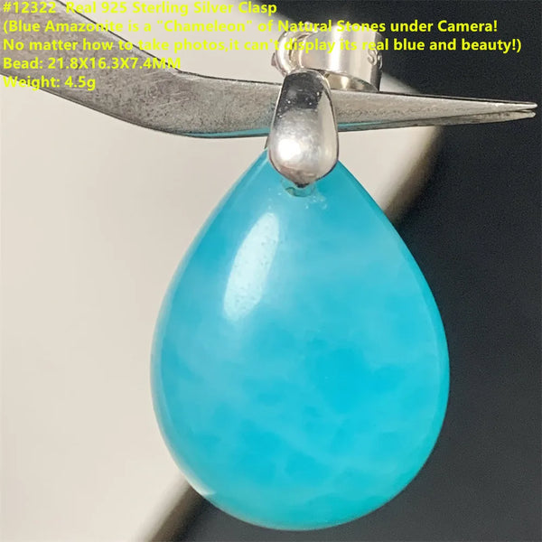 Blue Amazonite Pendants-ToShay.org