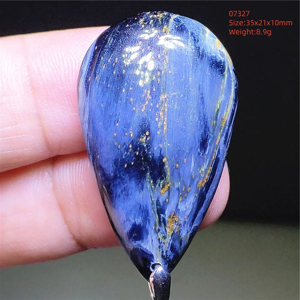 Blue Pietersite Chatoyant Pendant-ToShay.org