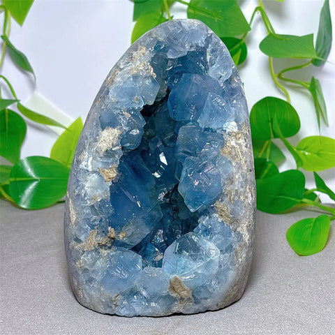 Blue Celestite Cluster-ToShay.org