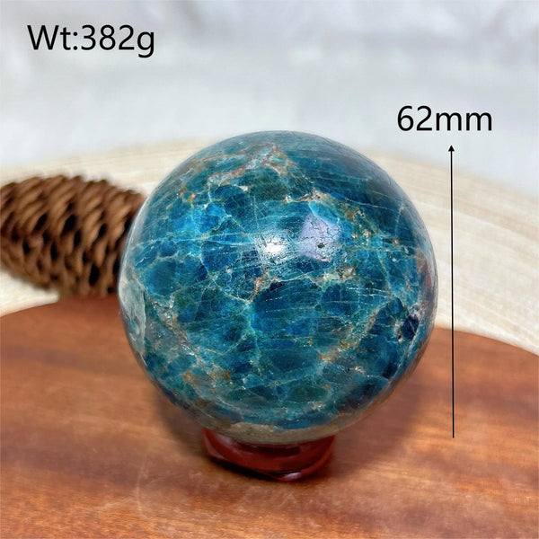 Blue Apatite Ball-ToShay.org