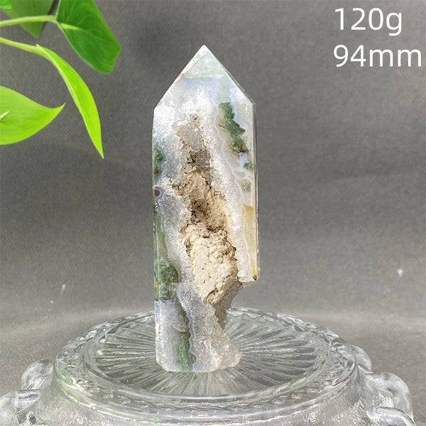 Green Aquatic Agate Point-ToShay.org