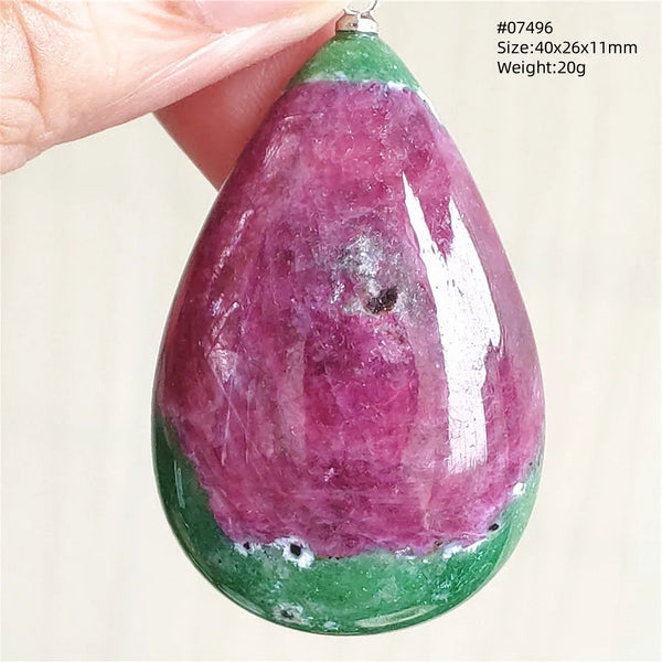 Red Ruby Zoisite Light Pendant-ToShay.org