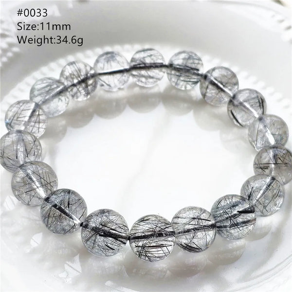 Black Rutilated Quartz Bracelet-ToShay.org