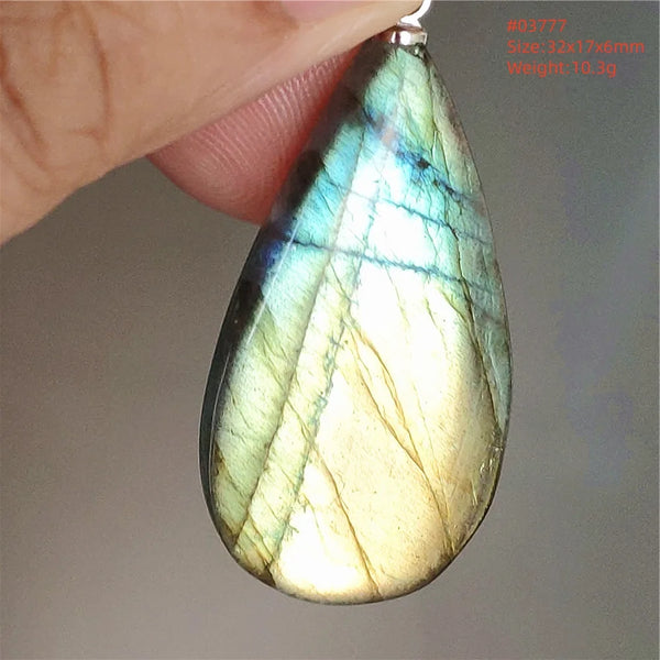 Blue Light Labradorite Pendant-ToShay.org