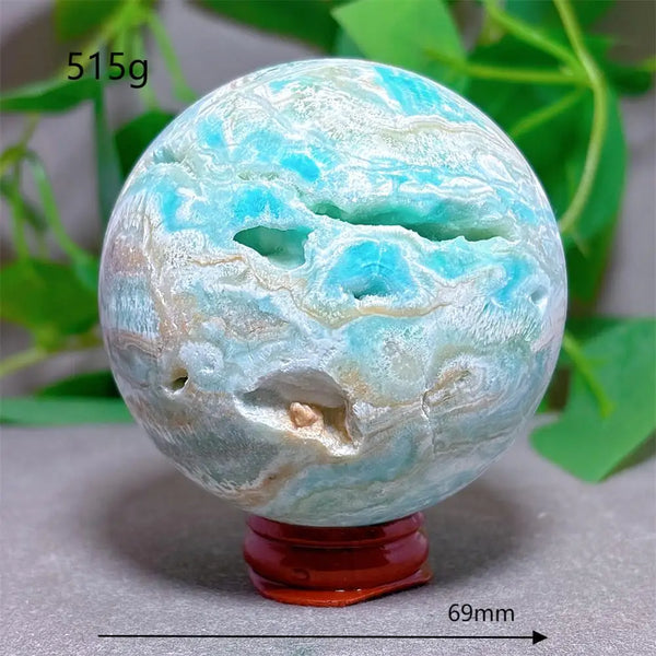 Blue Hemimorphite Ball-ToShay.org