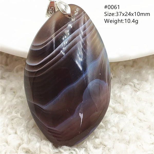 Black Agate Pendant-ToShay.org