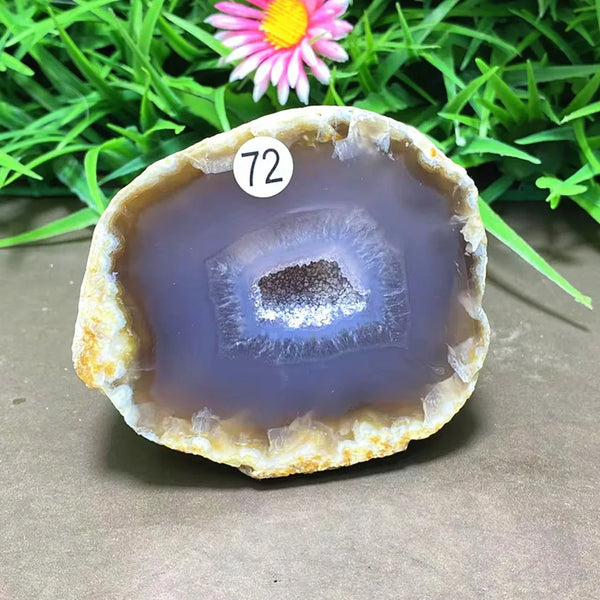 Blue Agate Geode-ToShay.org