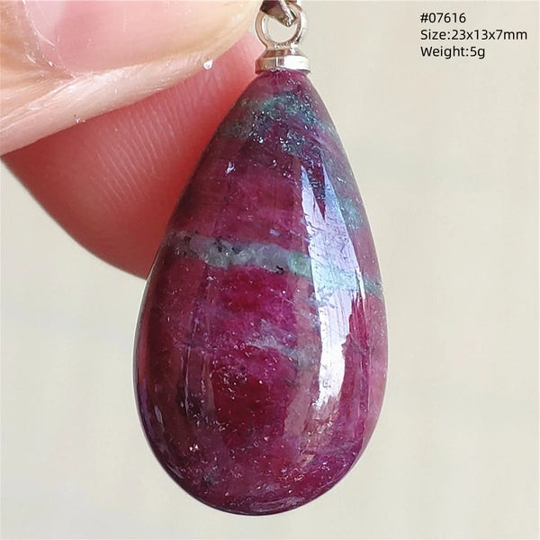 Red Ruby Zoisite Pendant-ToShay.org
