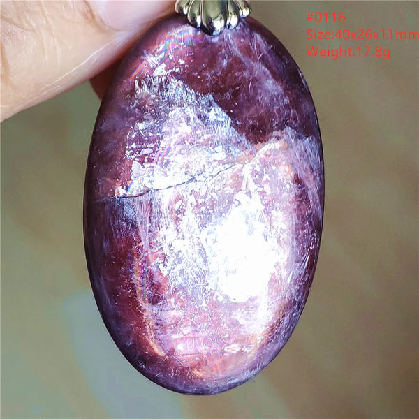 Purple Red Lepidolite Quartz-ToShay.org