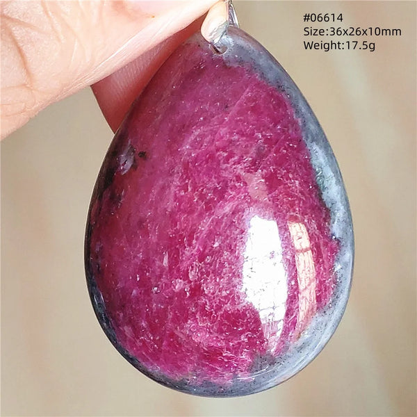 Red Ruby Zoisite Pendant-ToShay.org