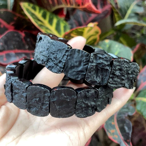 Black Tektite Bracelet-ToShay.org