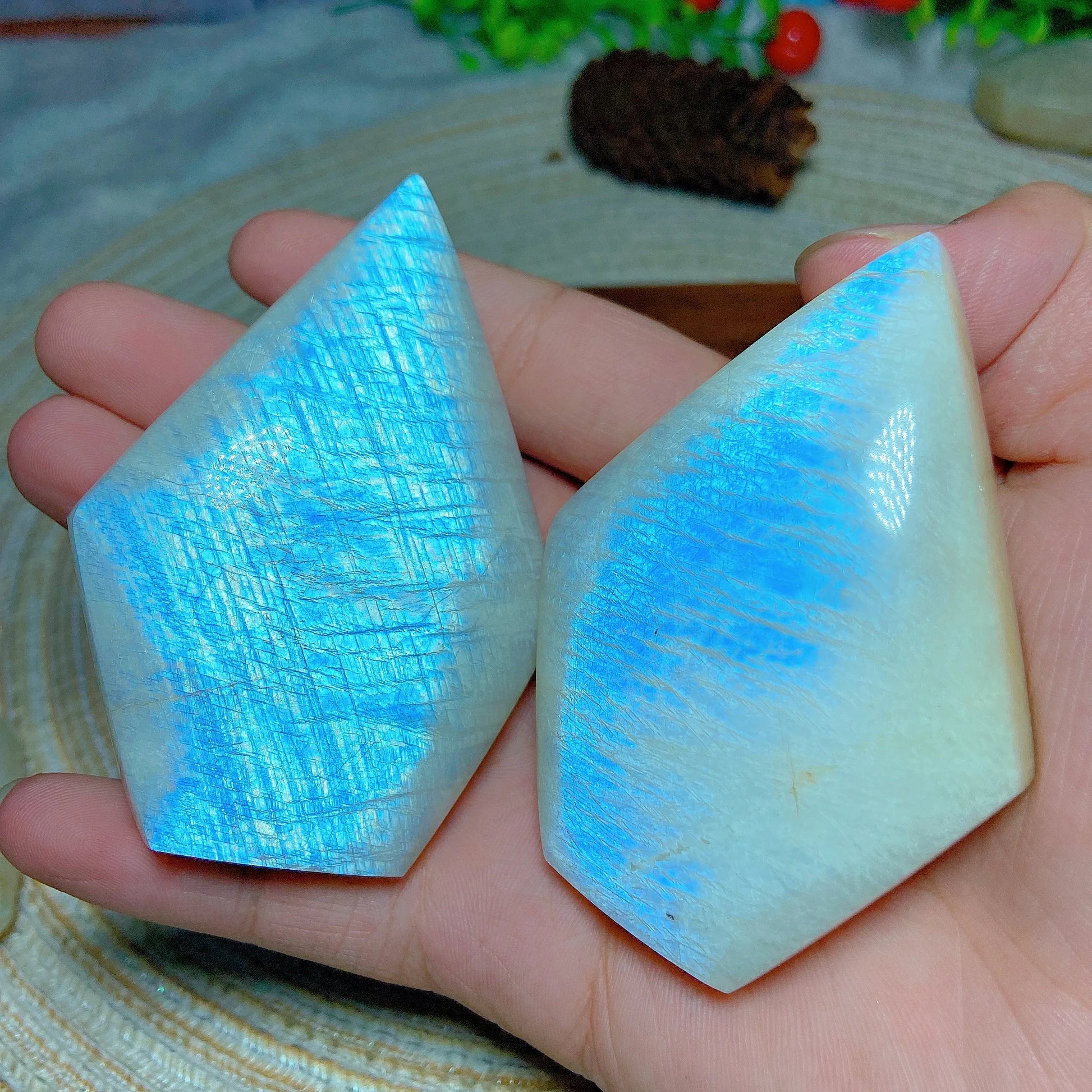 Blue Flash Moonstone-ToShay.org