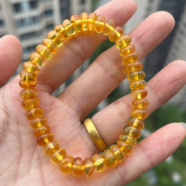 Yellow Amber Bracelet-ToShay.org
