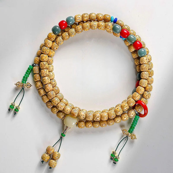 Brown Star Moon Bodhi Beads-ToShay.org