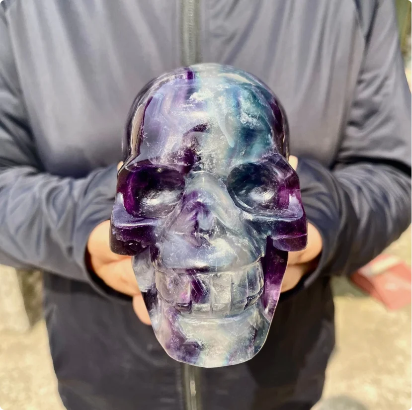Purple Fluorite Skull-ToShay.org