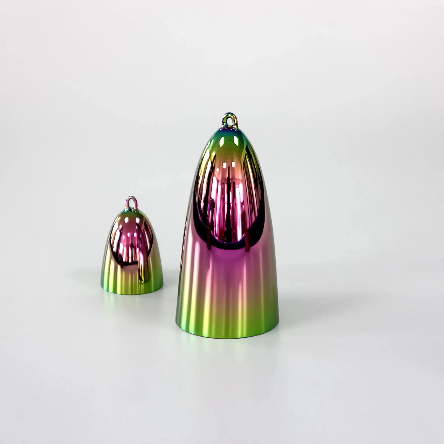 Pink Green Crystal Singing Bell-ToShay.org