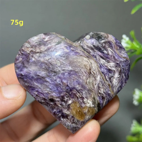 Purple Noble Crystal Heart-ToShay.org
