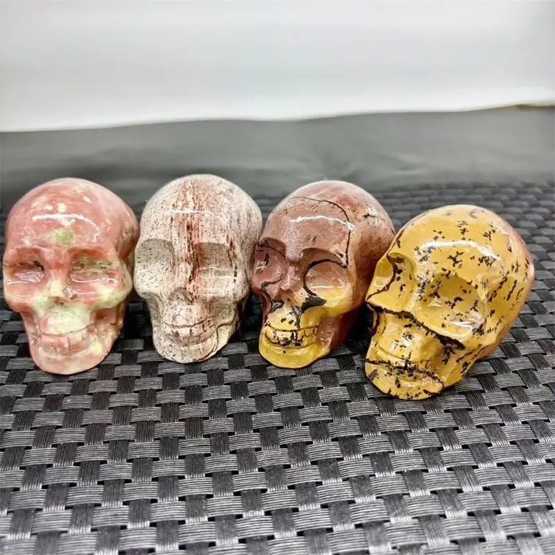 Pink Picture Stone Skull-ToShay.org