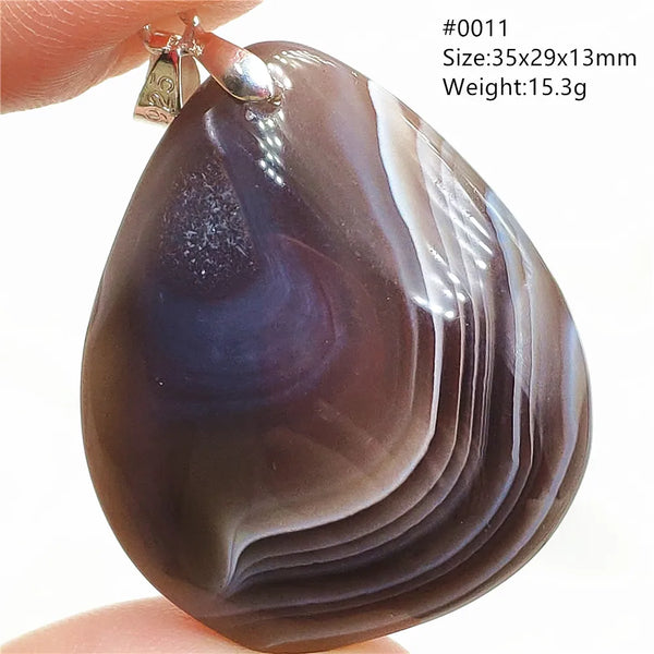 Black Agate Pendant-ToShay.org