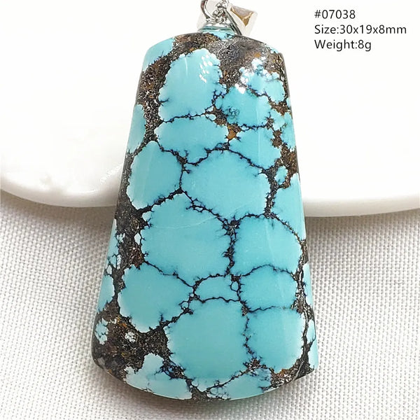 Blue Turquoise Pendant-ToShay.org