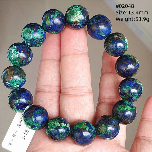 Blue Malachite Azurite Bracelet-ToShay.org