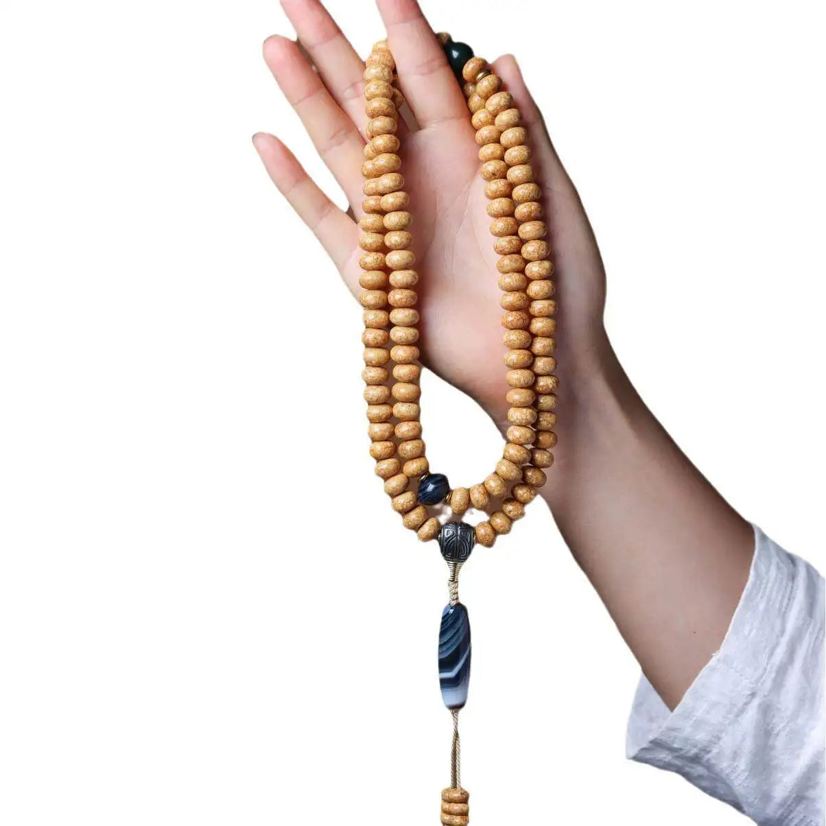 Brown Bodhi Prayer Beads-ToShay.org