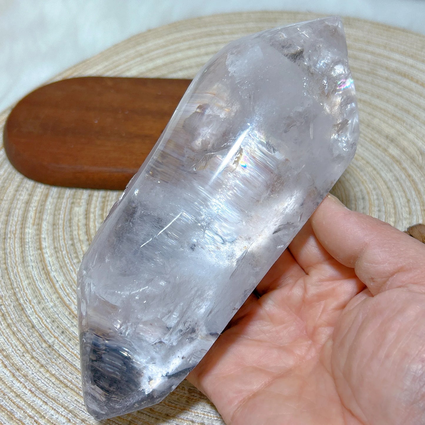 Clear Rainbow Quartz Point-ToShay.org