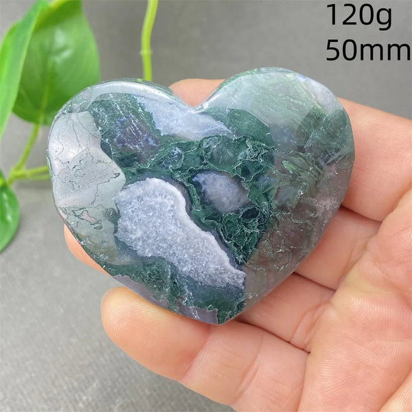 Green Aquatic Agate Heart-ToShay.org