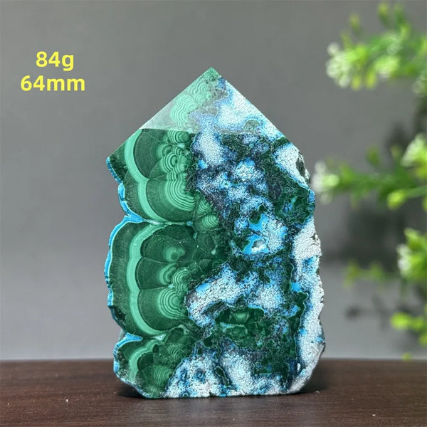 Blue Chrysocolla Tower Stone-ToShay.org