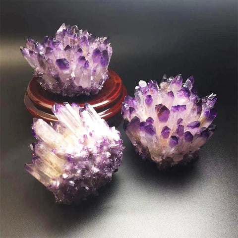 Purple Crystal Cluster-ToShay.org