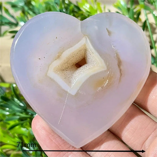 Yellow Agate Druzy Heart-ToShay.org
