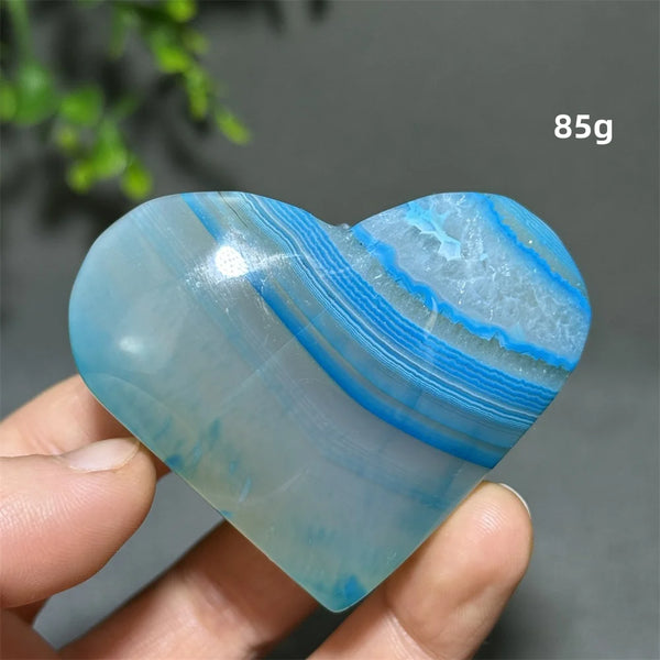 Blue Agate Heart-ToShay.org