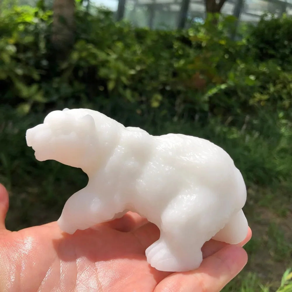 White Jade Polar Bear-ToShay.org