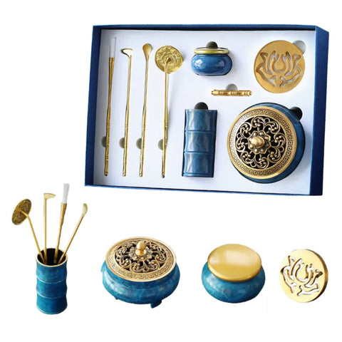 Copper Incense Burner Tools Gift Box-ToShay.org