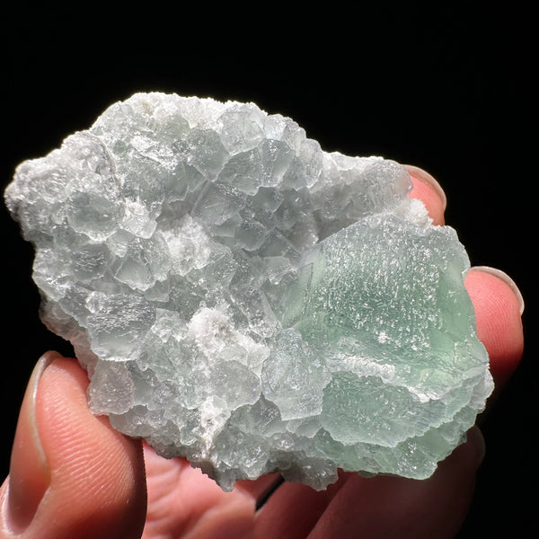 Blue Fluorite Mineral Crystal-ToShay.org