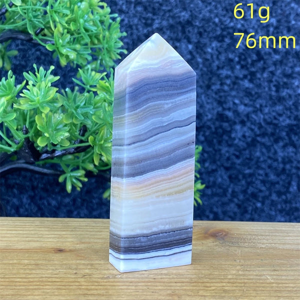 Blue Striped Agate Tower-ToShay.org