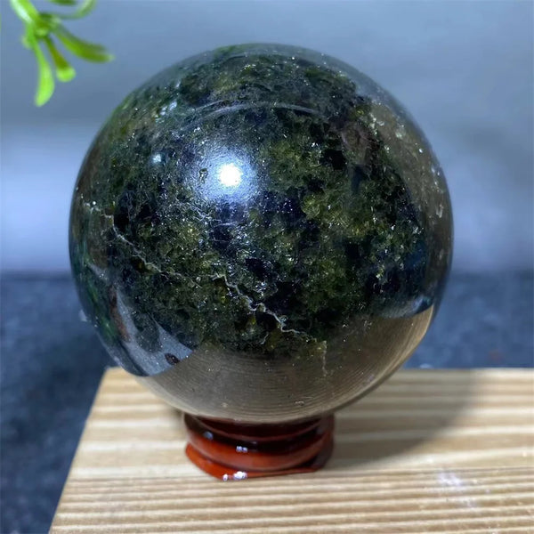 Green Olivine Quartz Ball-ToShay.org