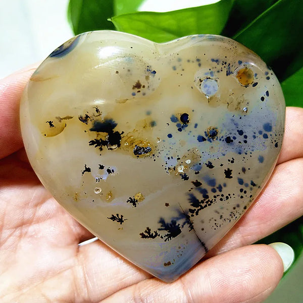 Green Moss Agate Heart-ToShay.org