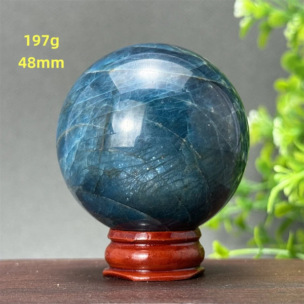 Blue Apatite Quartz Ball-ToShay.org