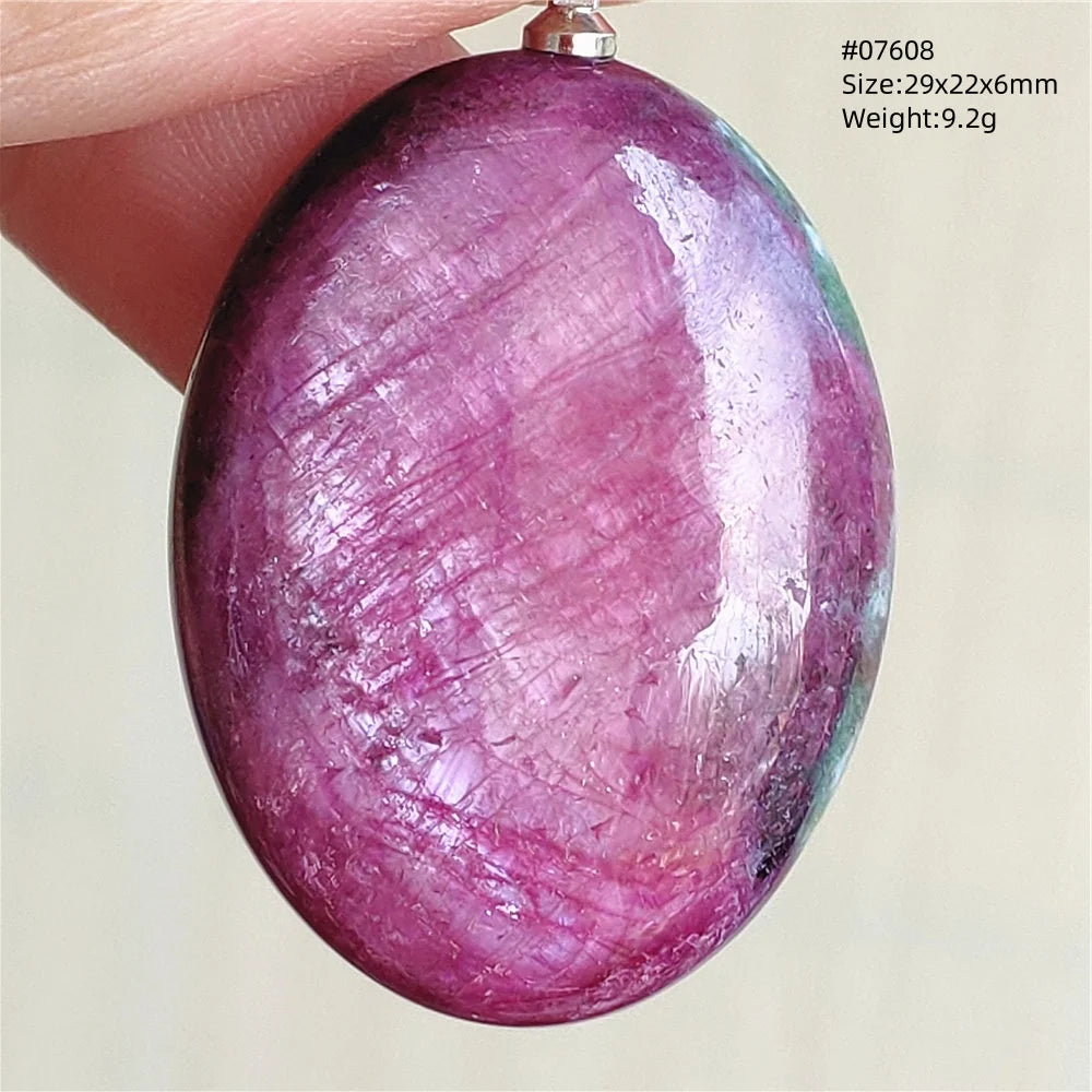 Red Ruby Zoisite Pendant-ToShay.org