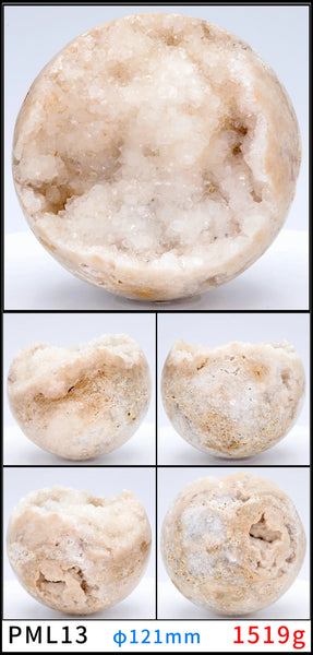 Pink Quartz Cluster Ball-ToShay.org