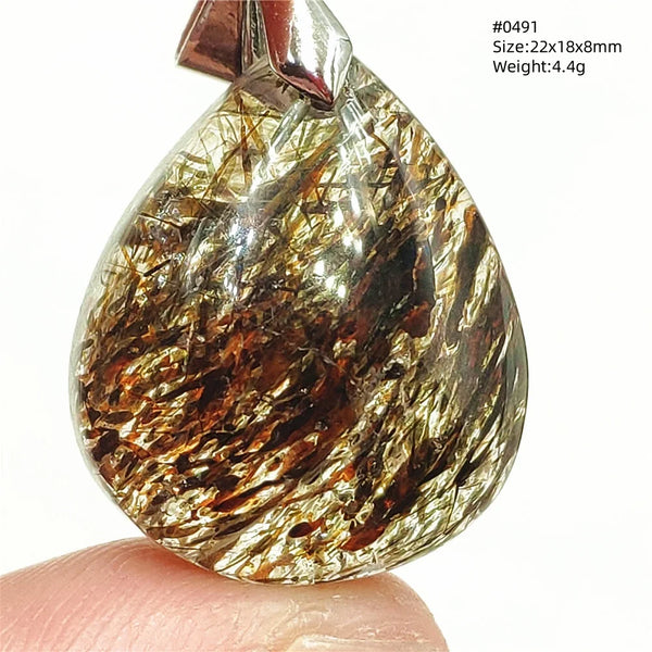 Black Copper Rutilated Quartz-ToShay.org