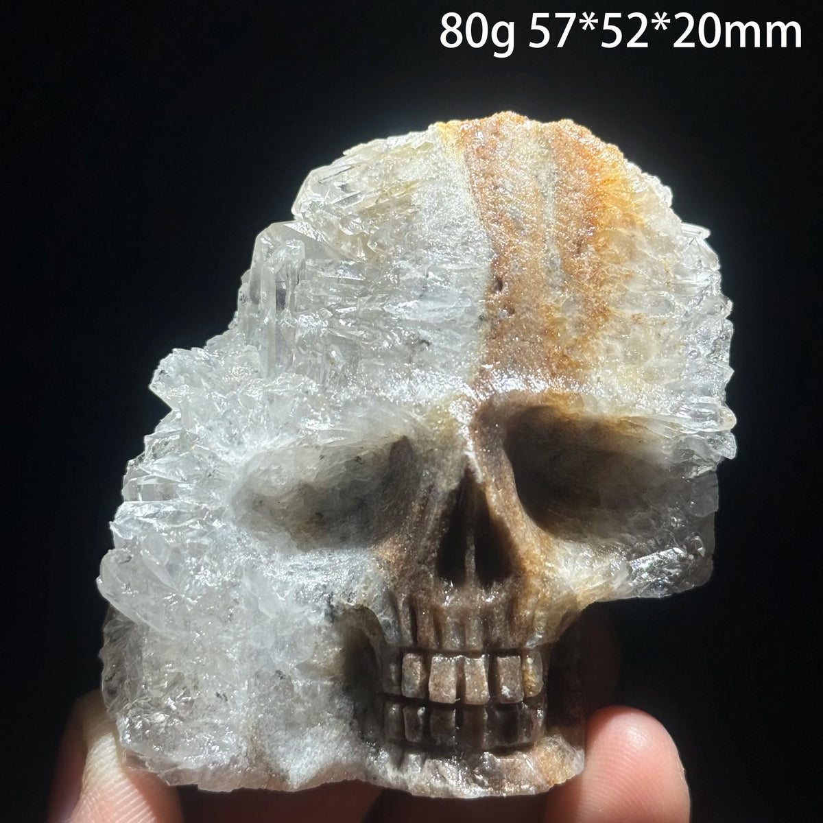 Clear Quartz Cluster Skull-ToShay.org