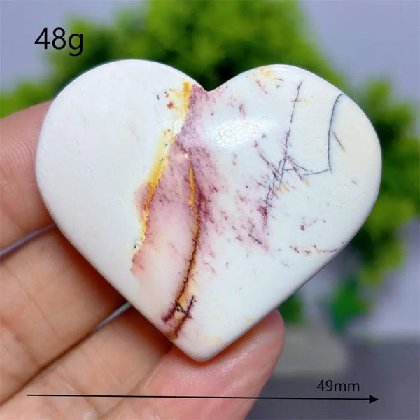 Yellow Mookaite Heart-ToShay.org