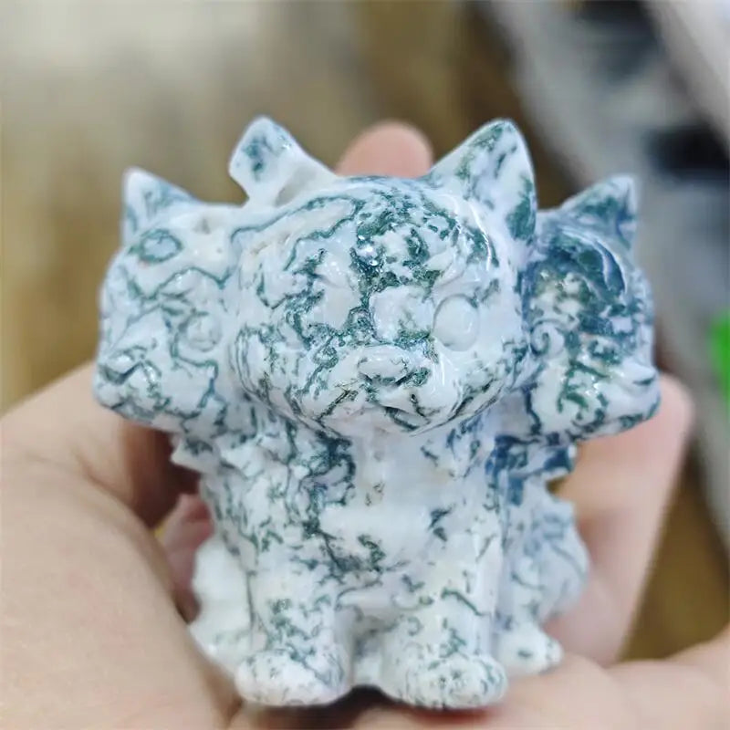 Green Moss Agate Hellhound-ToShay.org