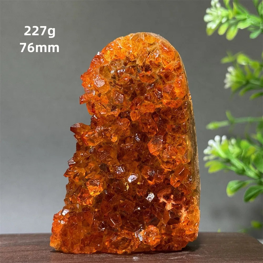 Orange Citrine Cave Cluster-ToShay.org