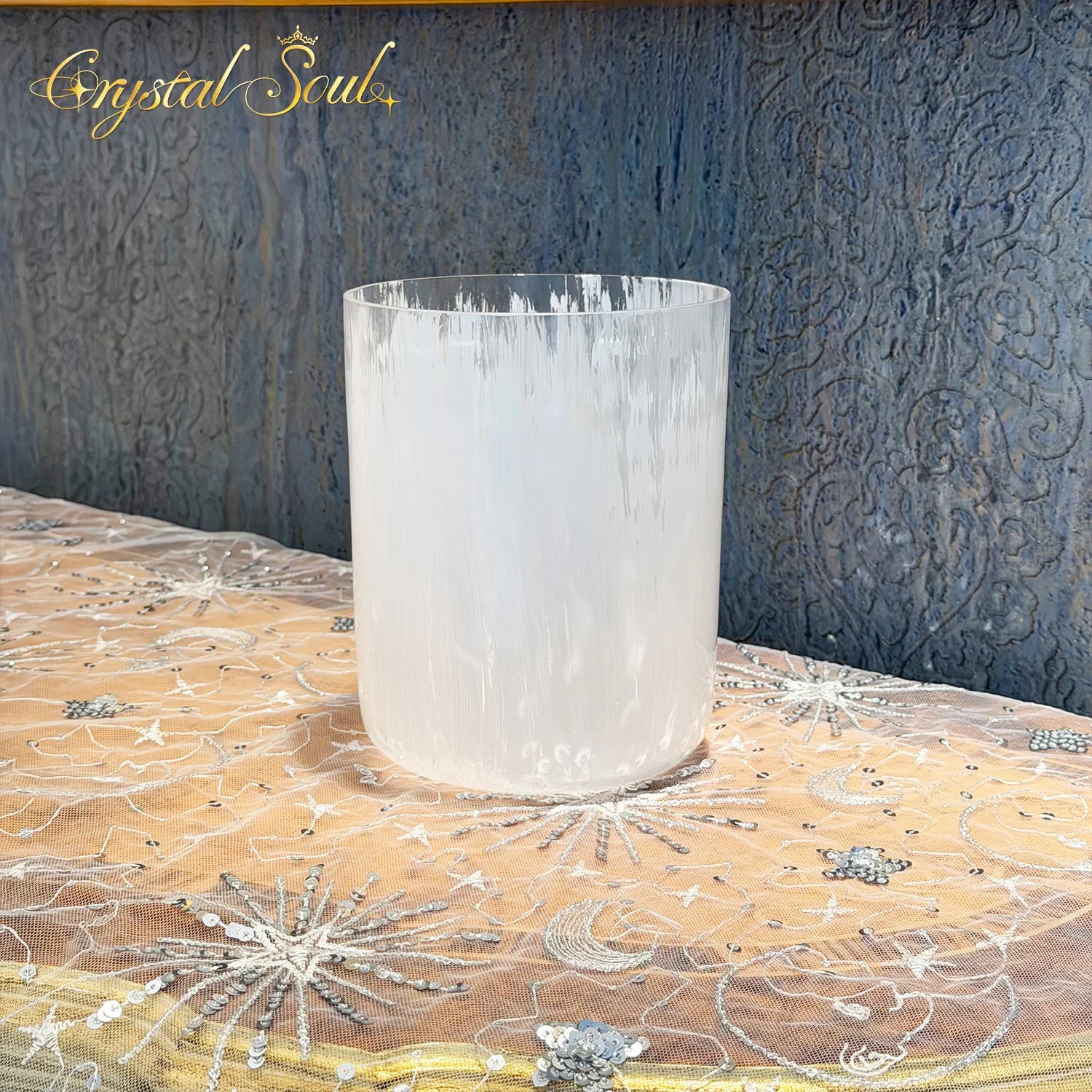 White Alchemy Crystal Singing Bowl-ToShay.org