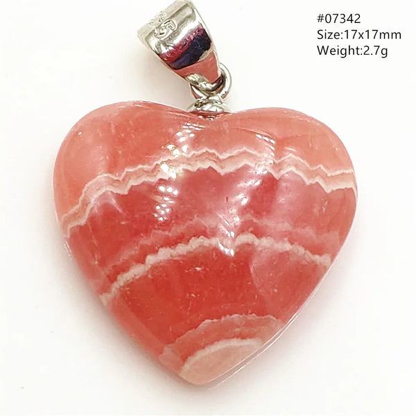 Red Rhodochrosite Pendant-ToShay.org