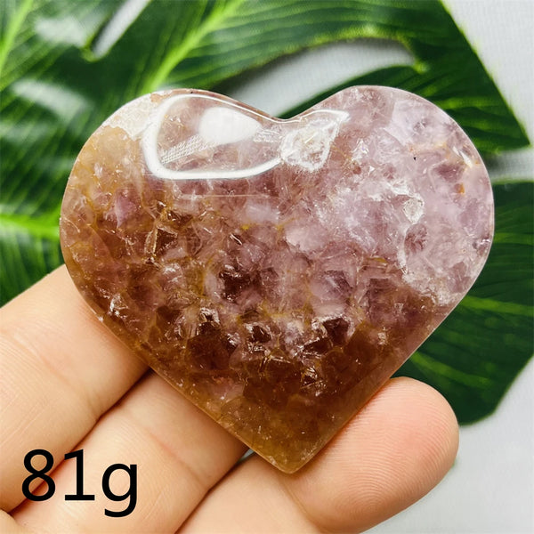 Purple Agate Amethyst Heart-ToShay.org
