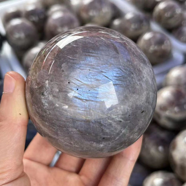 Blue Moonstone Quartz Ball-ToShay.org